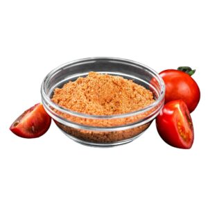 The versatility of our spray-dried tomato powder knows no bounds. Just a spoonful can add a delightful depth of flavor to a variety of dishes. Sprinkle it into your pasta sauces, stews, or soups to enhance their richness