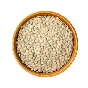 Lentil legumes in a bowl