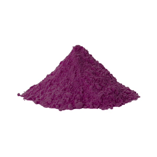 Purple powder in a heap