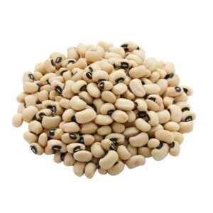 White beans in a heap.