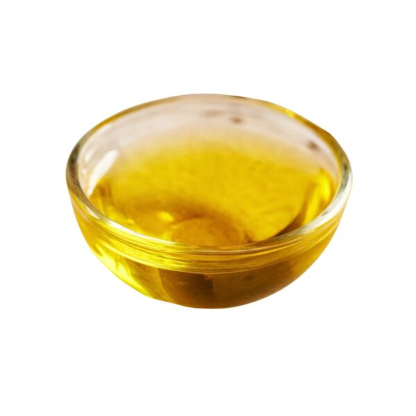 Oil in a transparent bowl