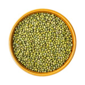 Green pulses in a bowl.