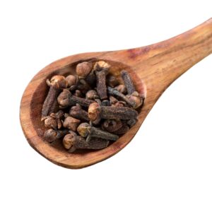 Seeds on a wooden spoon