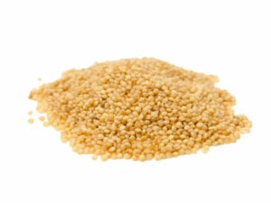 Yellowish-brown grains in a heap