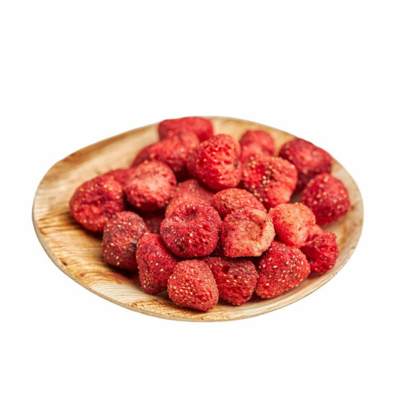 Dried Strawberries in a bowl