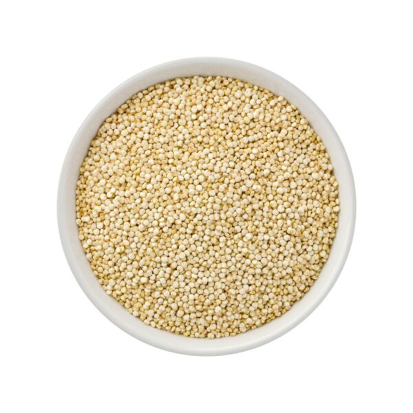 White Quinoa in a bowl.