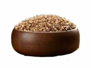 Seeds in a wooden bowl